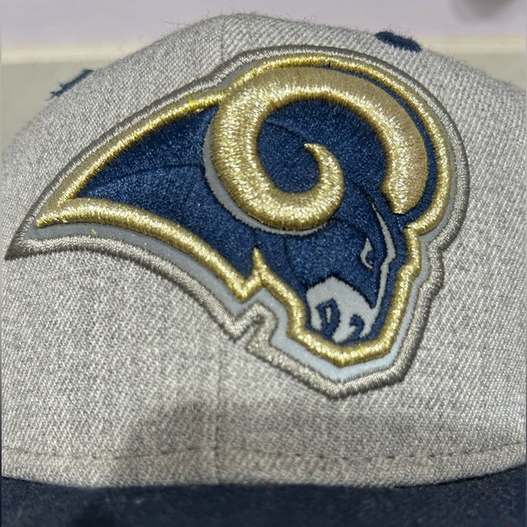 New Era Los Angeles Rams Fitted Hat 7 1/4 59fifty NFL Football LA - Picture 6 of 7
